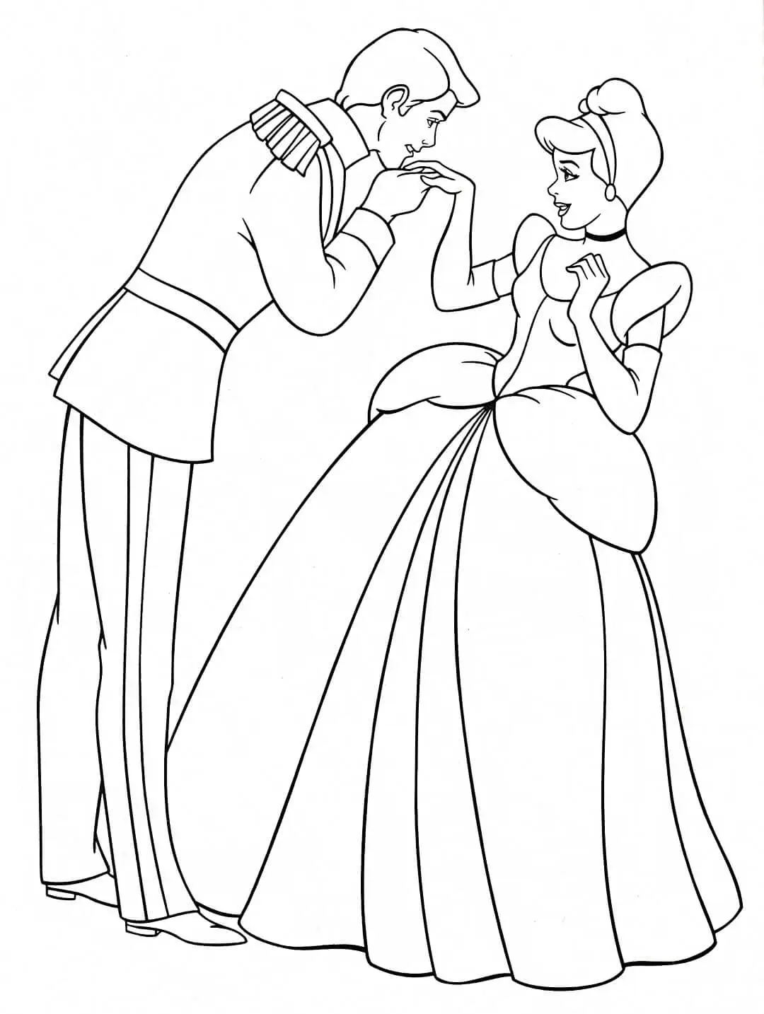 Princess Cinderella Coloring Pages