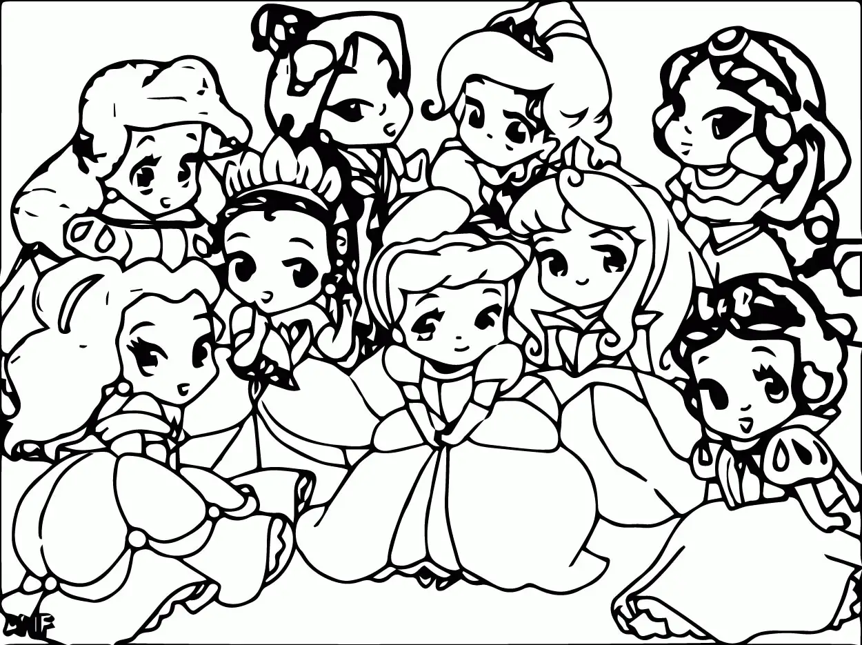 Free Tiana Disney Princess Coloring Pages