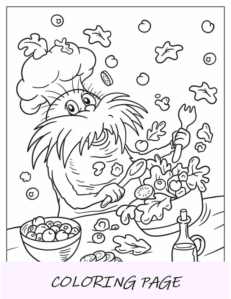 Dr. Seuss Para Colorear Del Lindo Dr. Seuss