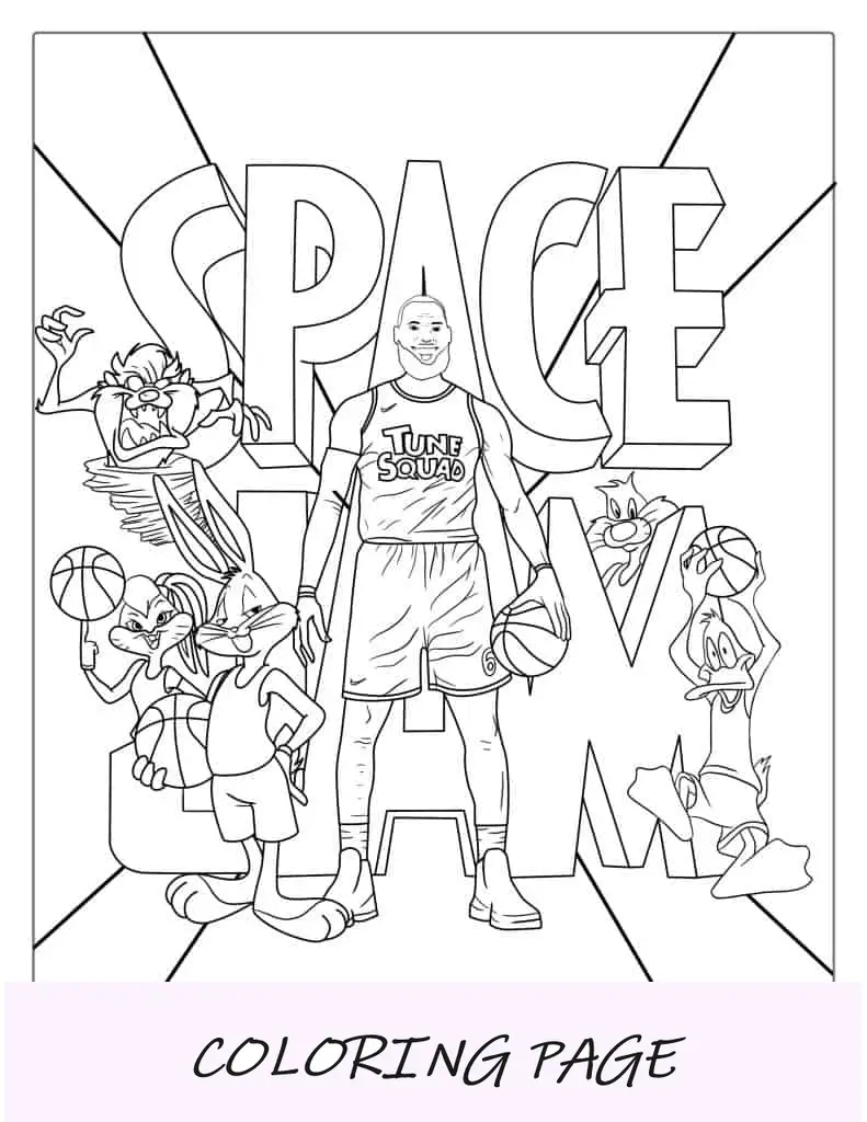 LeBron James Space Jam Looney Tunes