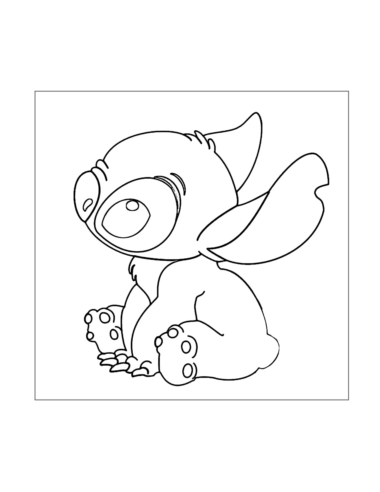 Easy Stitch Coloring Page