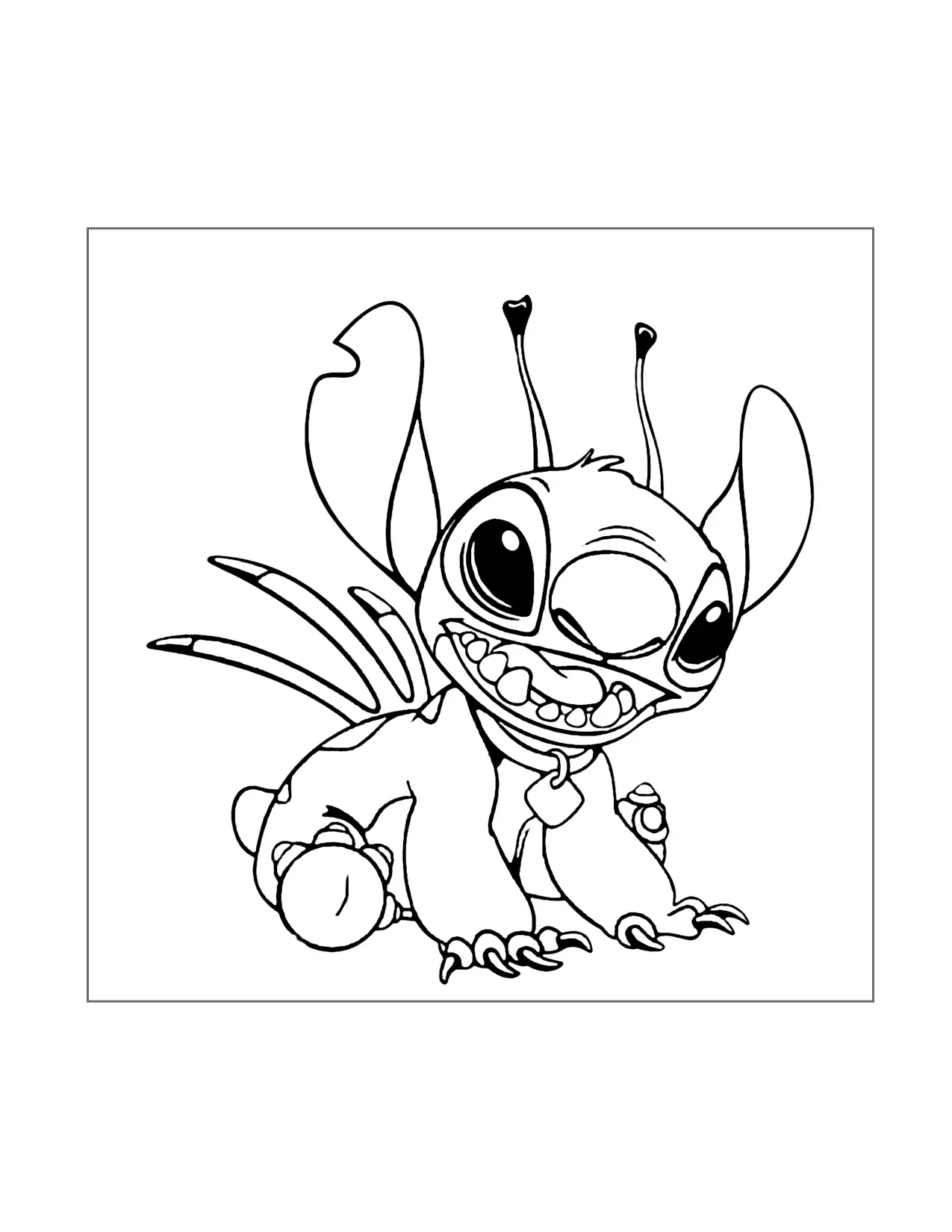 Stitch Coloring Page