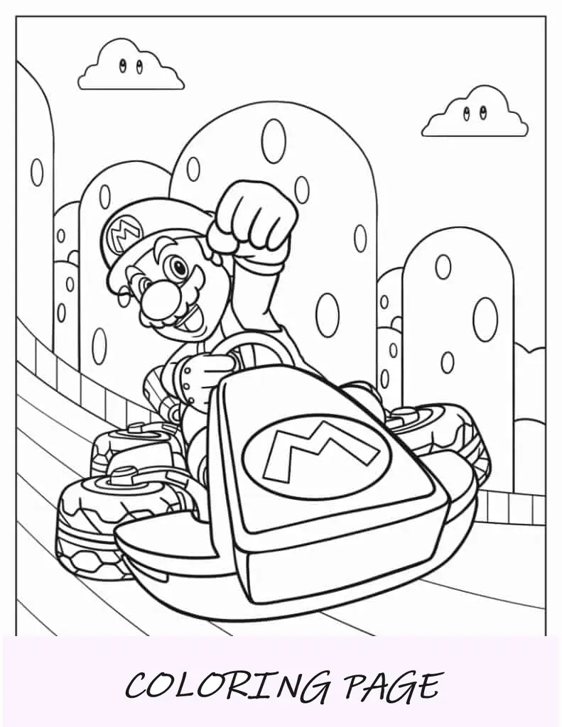Super Mario Racing in Mario Kart