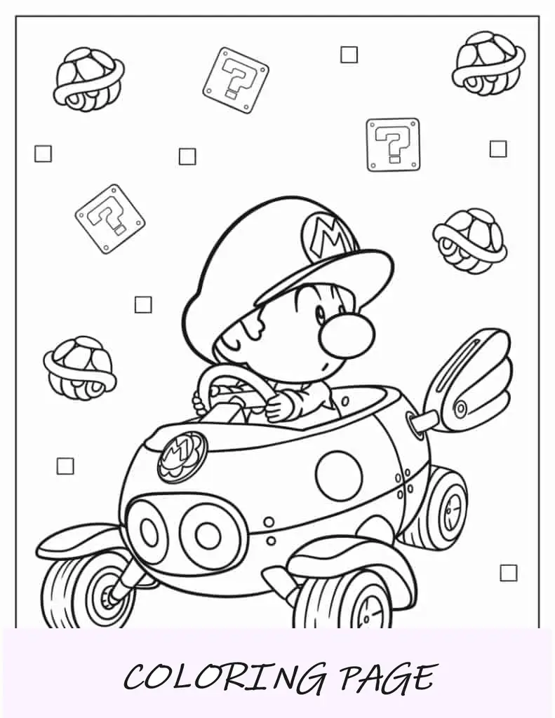Adorabile Baby Mario di Mario Kart
