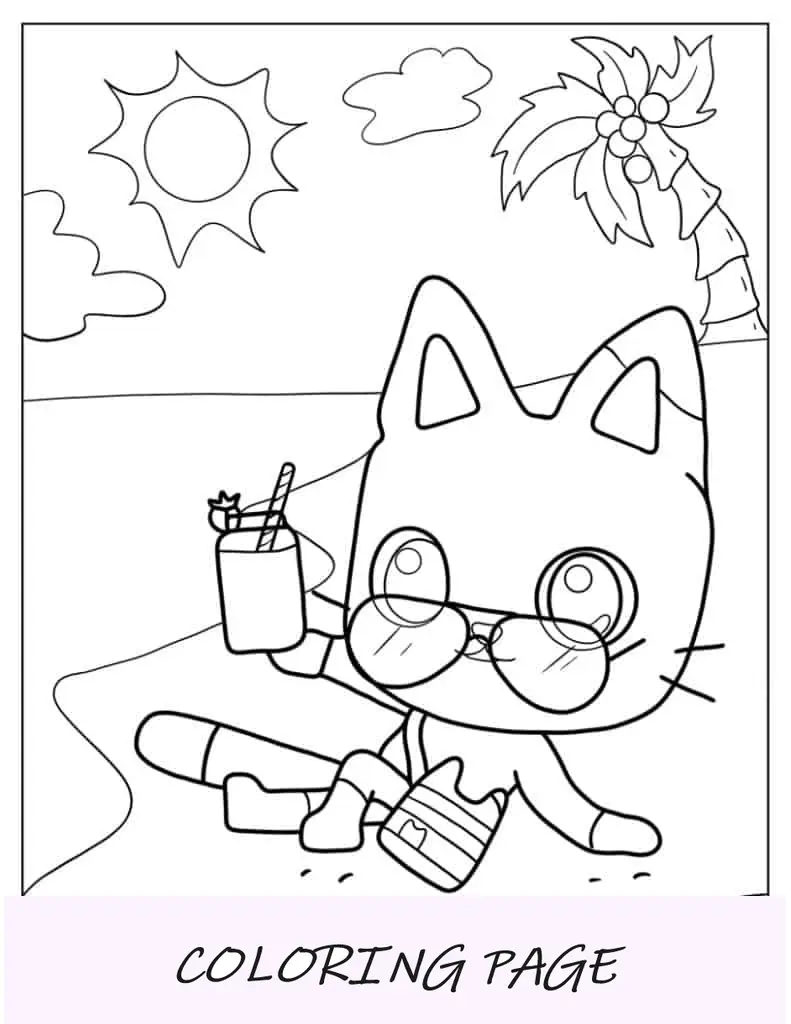 Pandy relaxando na praia