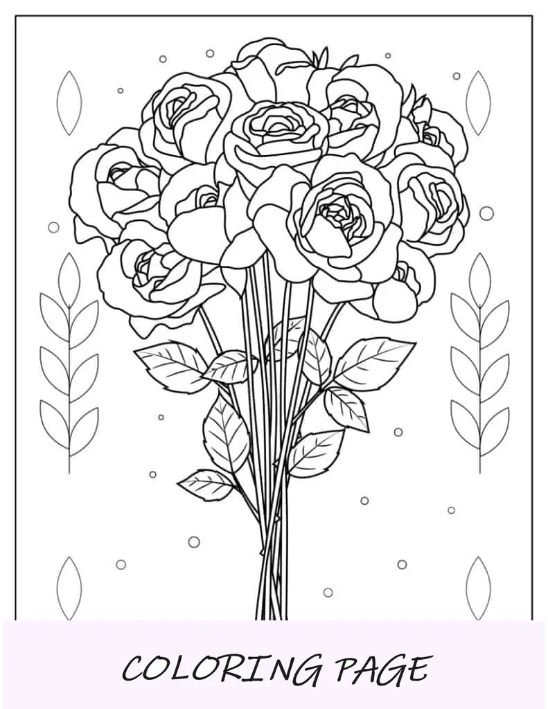 Ramo De Rosas Con Tallos Largos