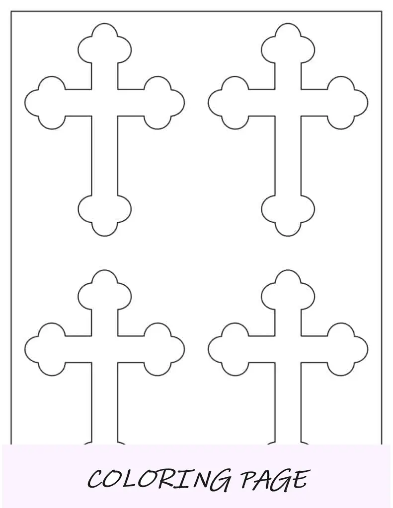 Modelo de cruz ortodoxa média