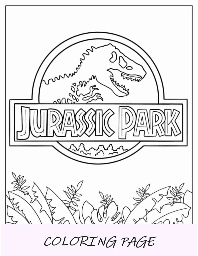 Jurassic Park Malvorlagen Ausgewähltes Bild
