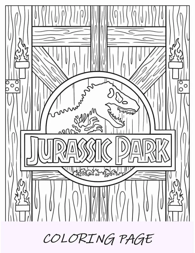 Auto betritt Jurassic Park