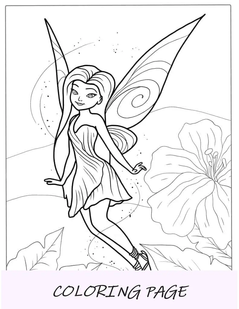 Rosetta da Pixie Hollow al colore