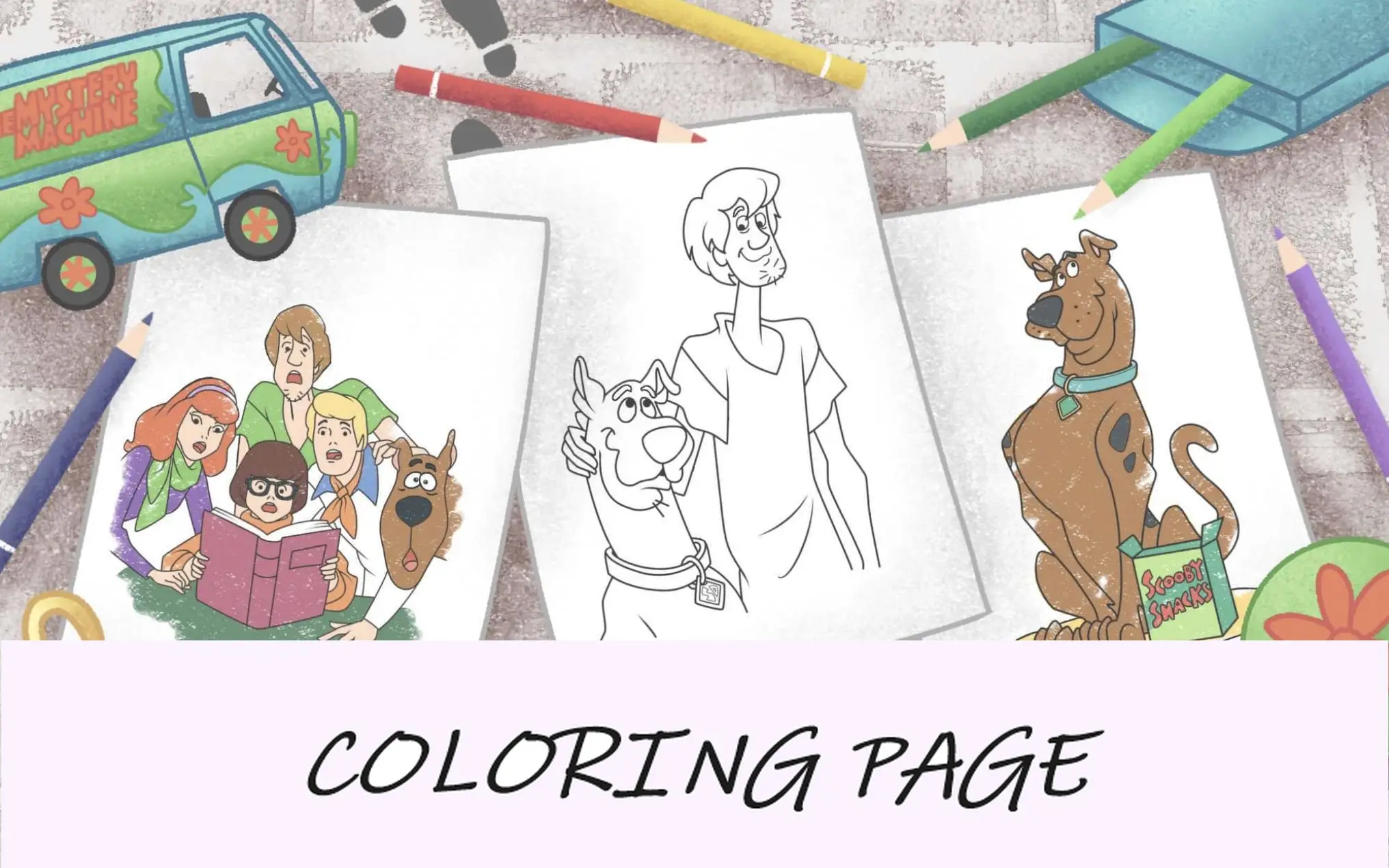 dibujos para colorear de scooby doo