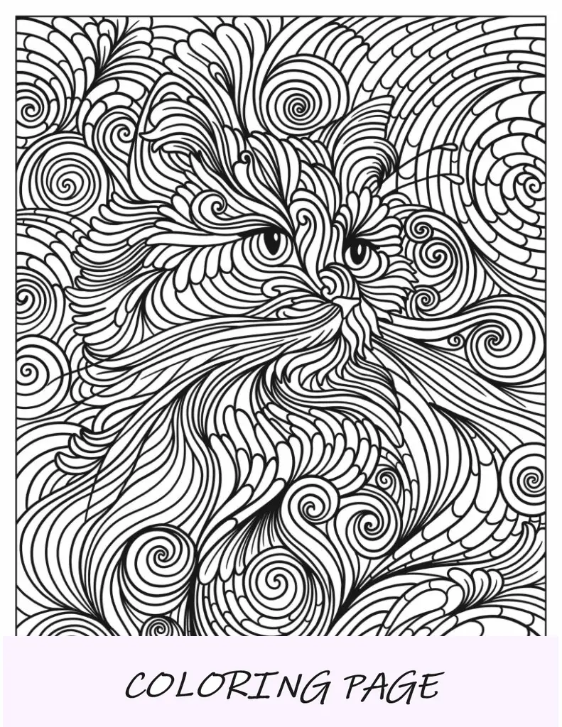 Página para colorir abstrata Caveira de açúcar para crianças