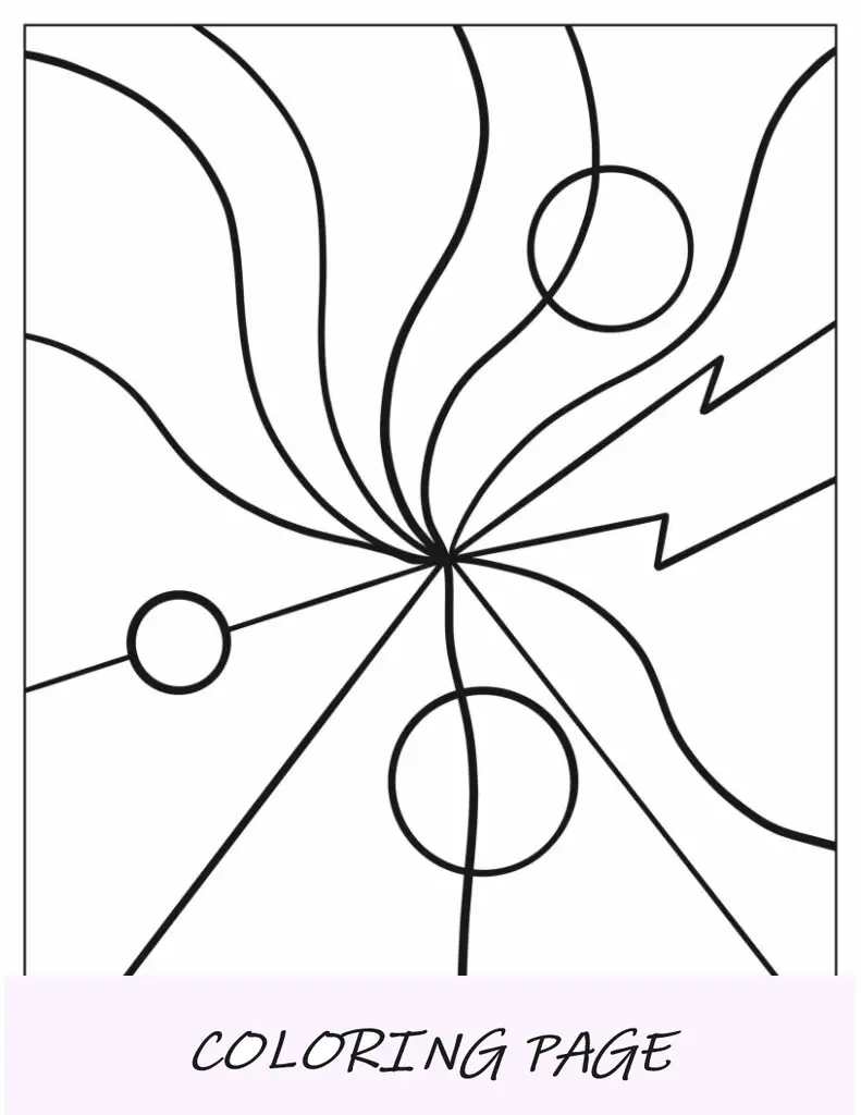 Arte da página para colorir abstrata intrincada da Phoenix