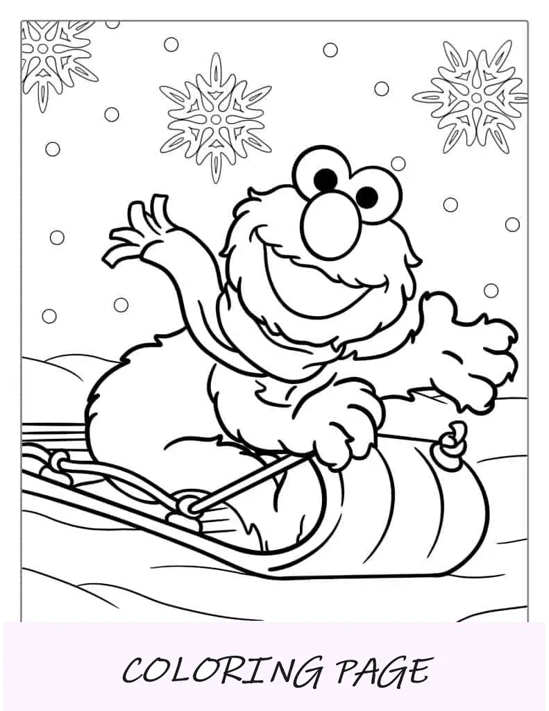 Doces ou travessuras Elmo com abóbora para colorir