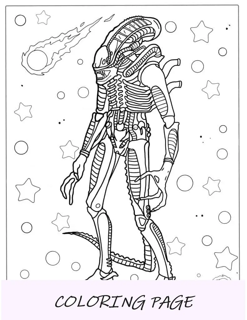 Alien Xenomorfo do filme de Ridley Scott para adultos