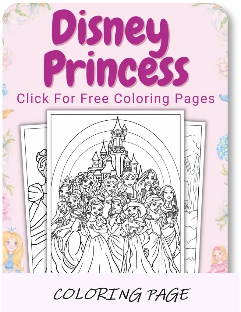 Desenhos para colorir de princesas da Disney para princesas