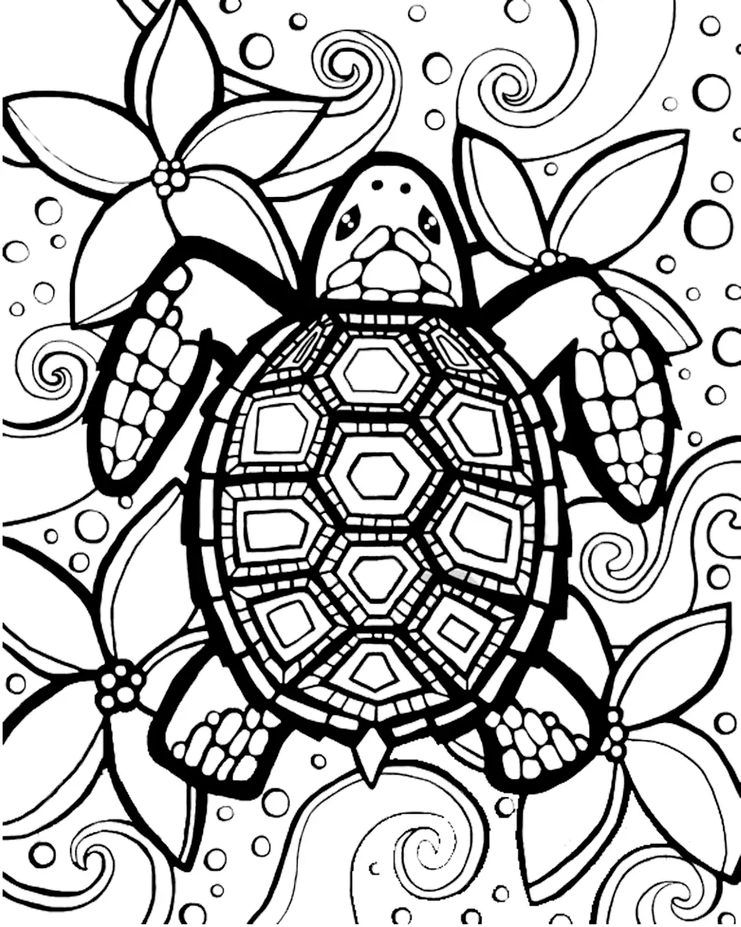 Squirt Sea Turtle Coloring Pages