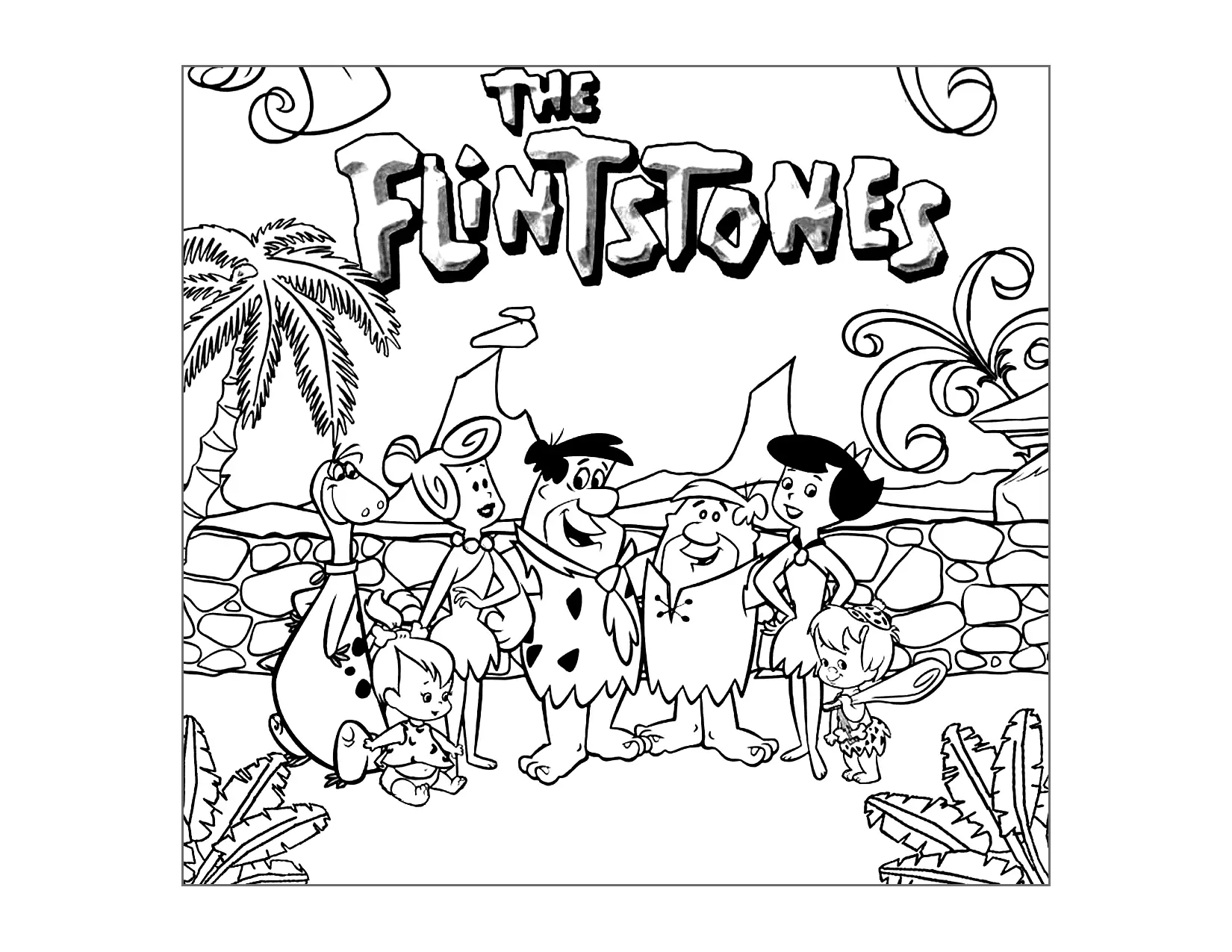 Flintstones Coloring Pages