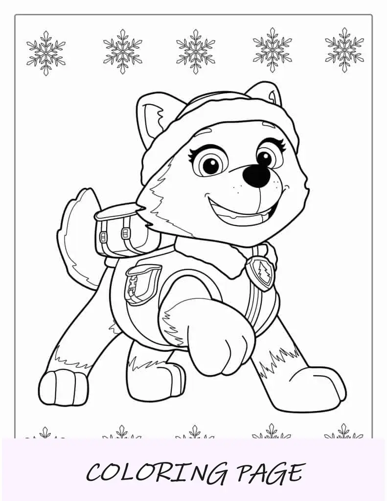 Pagina da colorare dell'Everest