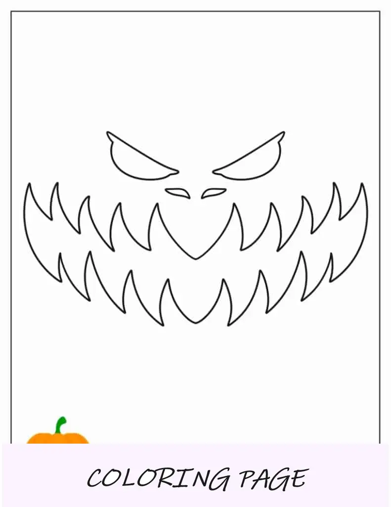 Estêncil de abóbora It Pennywise