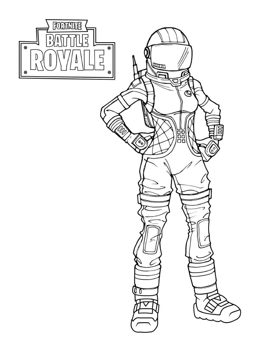 Omega Fortnite Coloring Pages