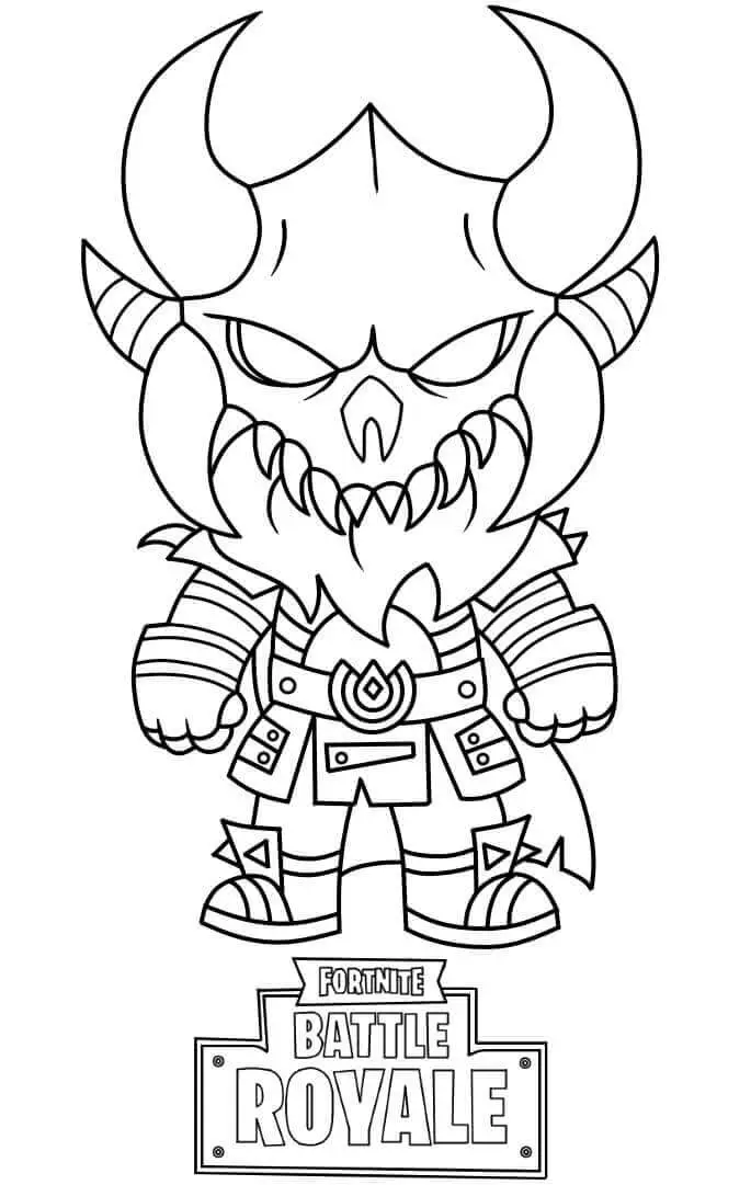 Fortnite Battle Royale Coloring Pages