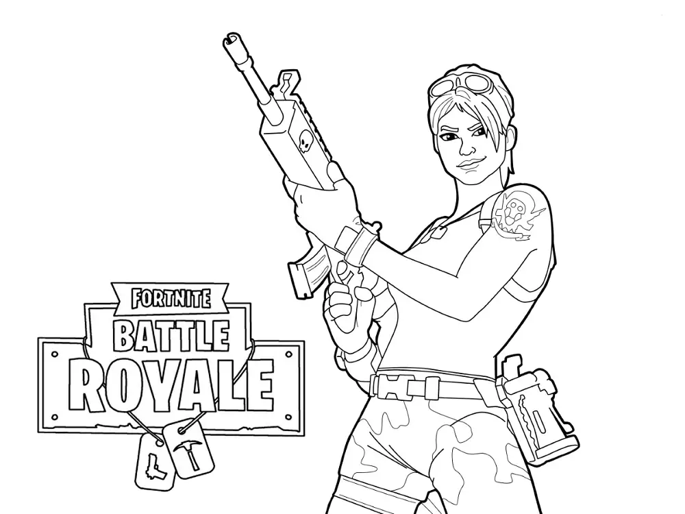 Scuba Skin Fortnite Coloring Pages