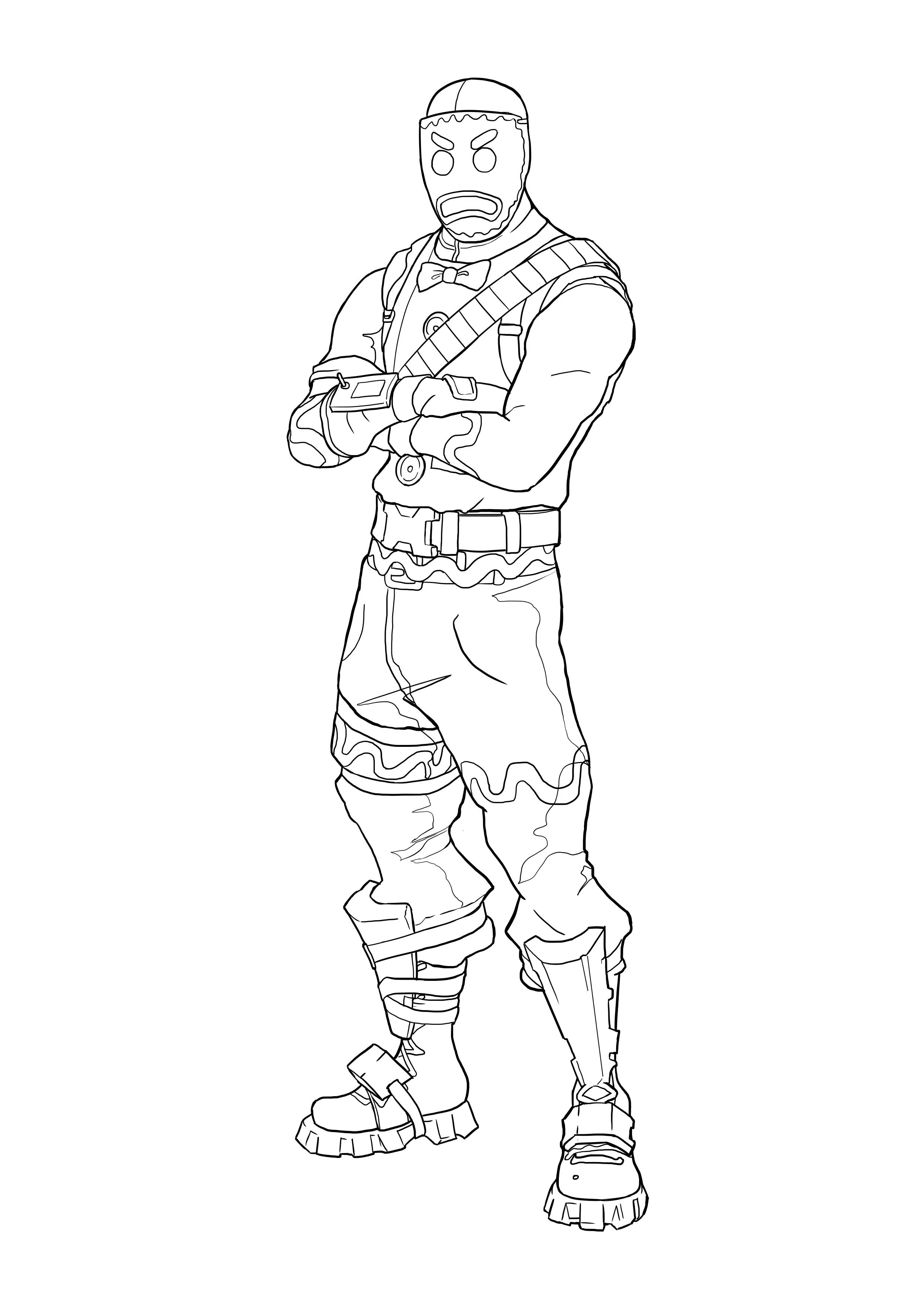 Rifle Fortnite Coloring Pages