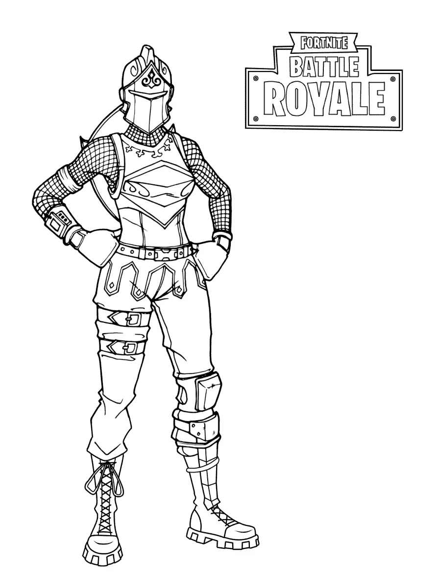 Ragnarok Fortnite Coloring Pages
