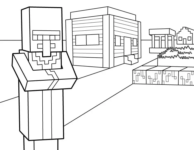 Minecraft Printable Coloring Pages