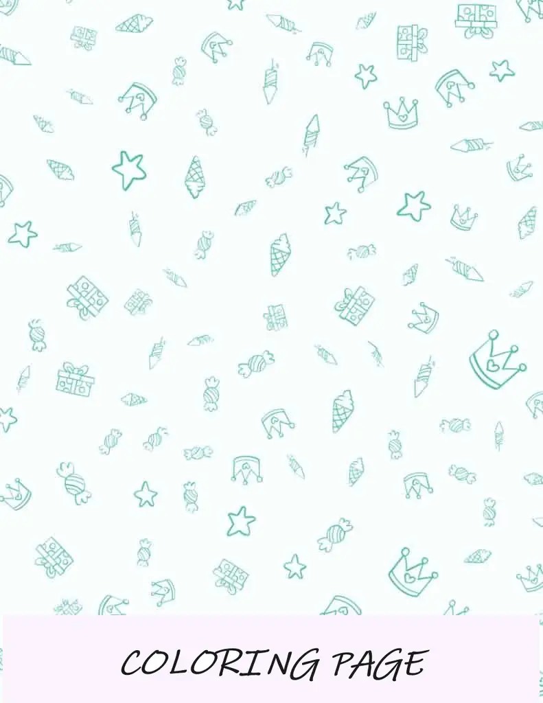 Papel de embrulho de aniversário com padrão simples