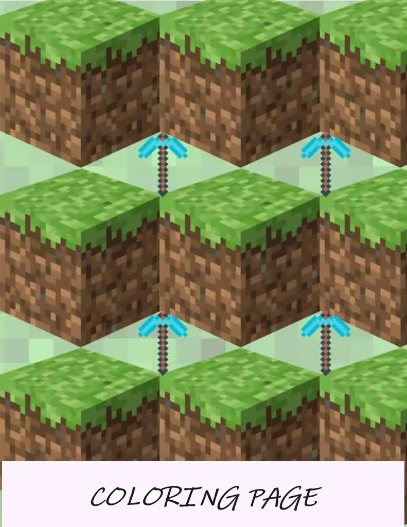 Papel de embrulho para impressão do Minecraft