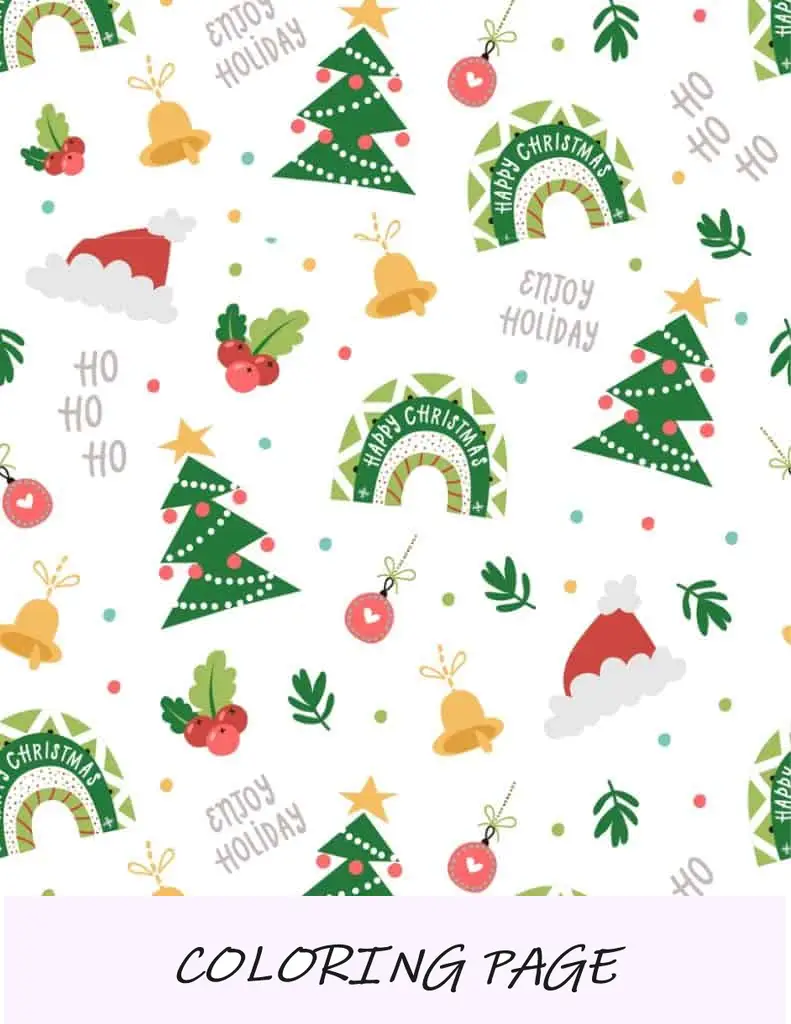 Papel de embrulho de árvore de Natal1