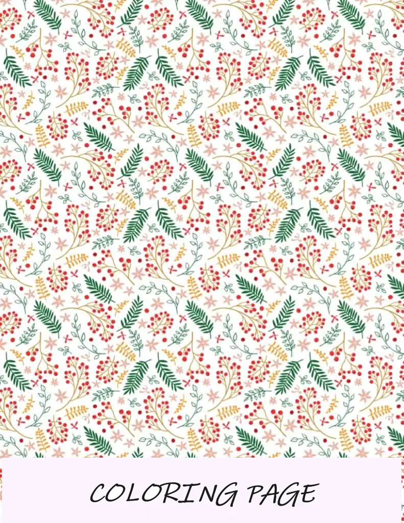 Papel de embrulho com tema de Natal para imprimir