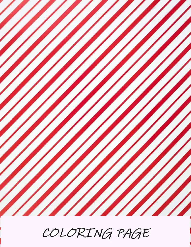 Papel de embrulho listrado de bastão de doces