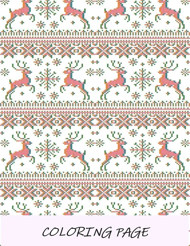Papel de embrulho de pixel de rena