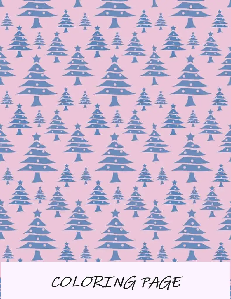 Papel de embrulho para árvore de Natal para impressão
