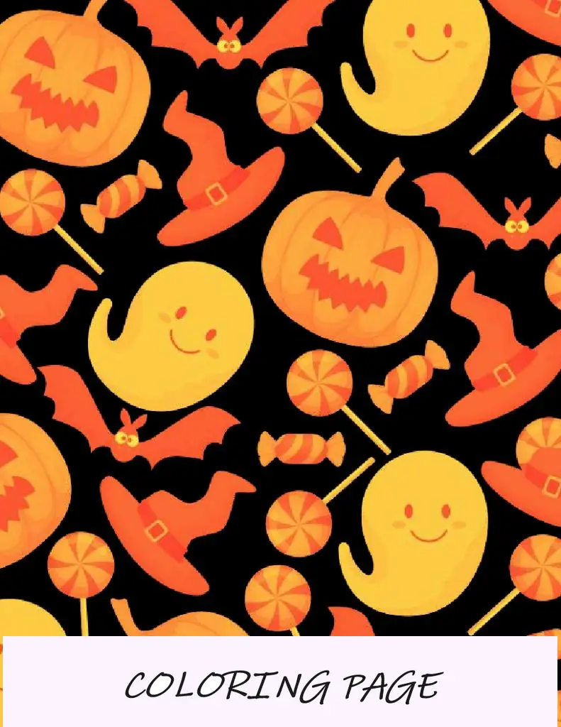 Papel de embrulho Jack-O-Lantern-Halloween