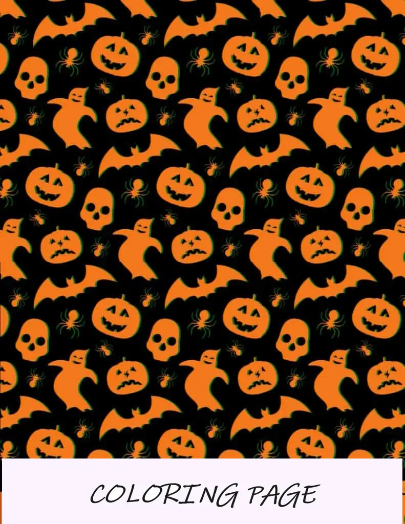 Papel de embrulho com tema de Halloween