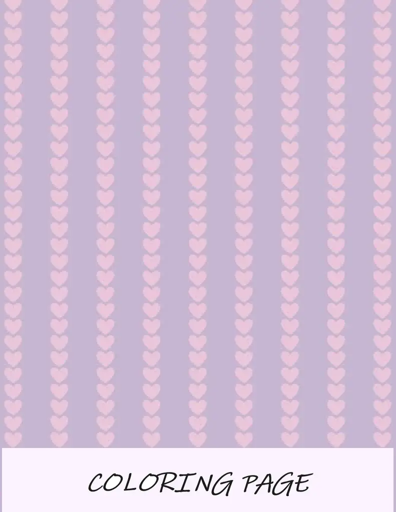 Papel de embrulho de coração lavanda