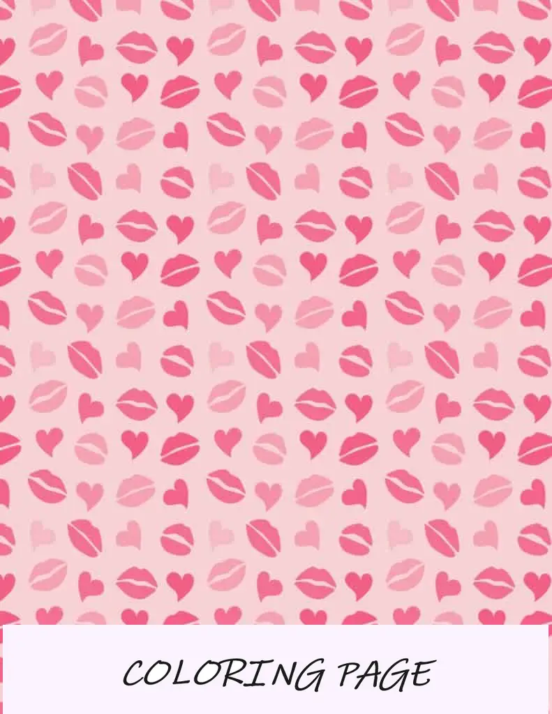 Papel de embrulho para beijar