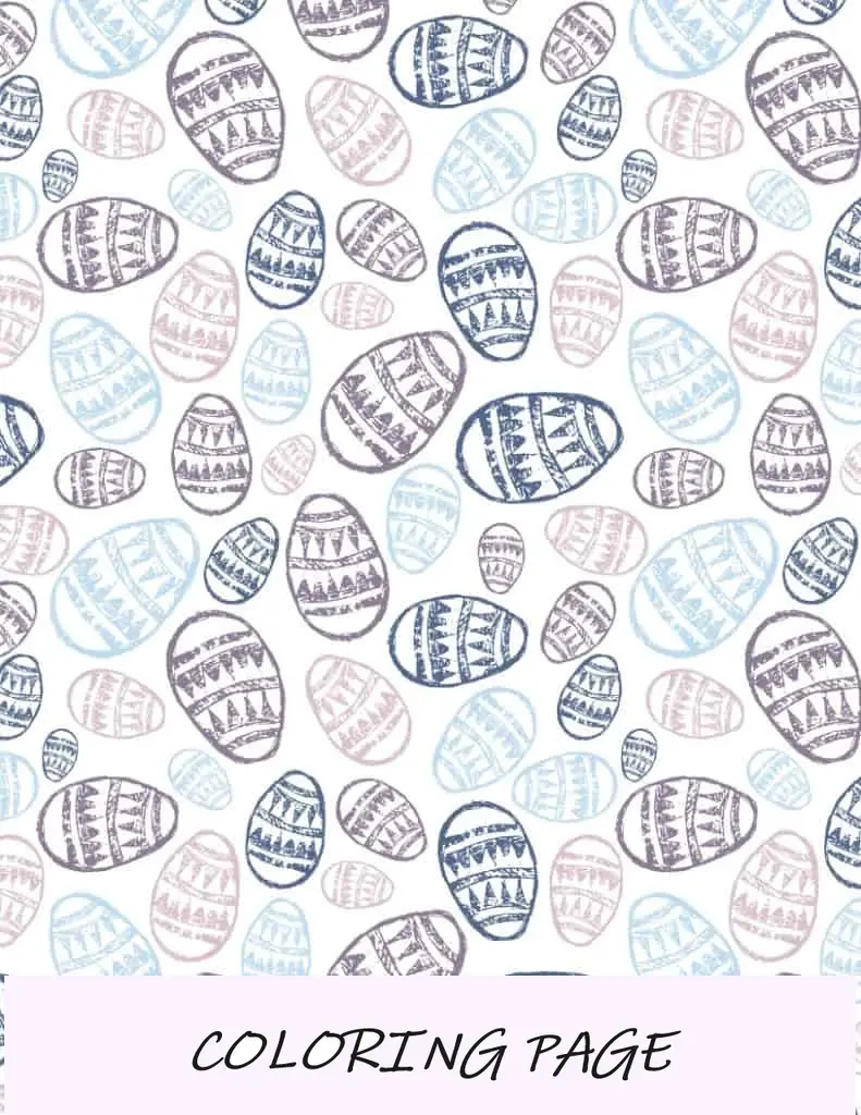 Papel de embrulho com tema de ovo de Páscoa