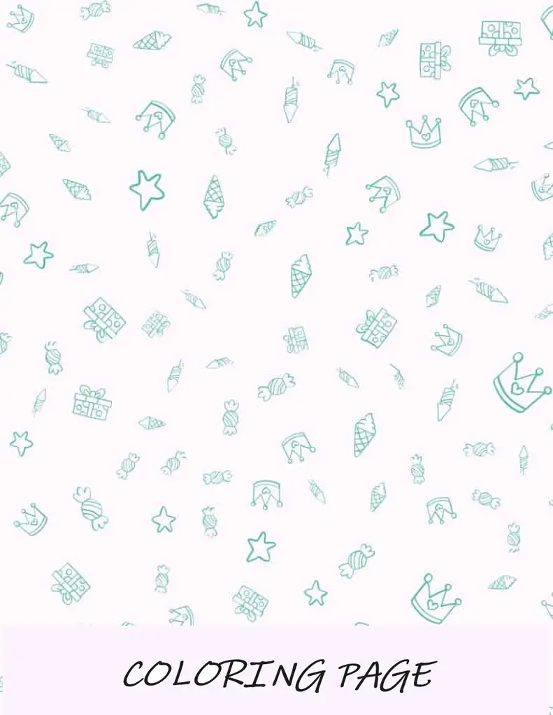 Papel de embrulho de aniversário rosa e verde