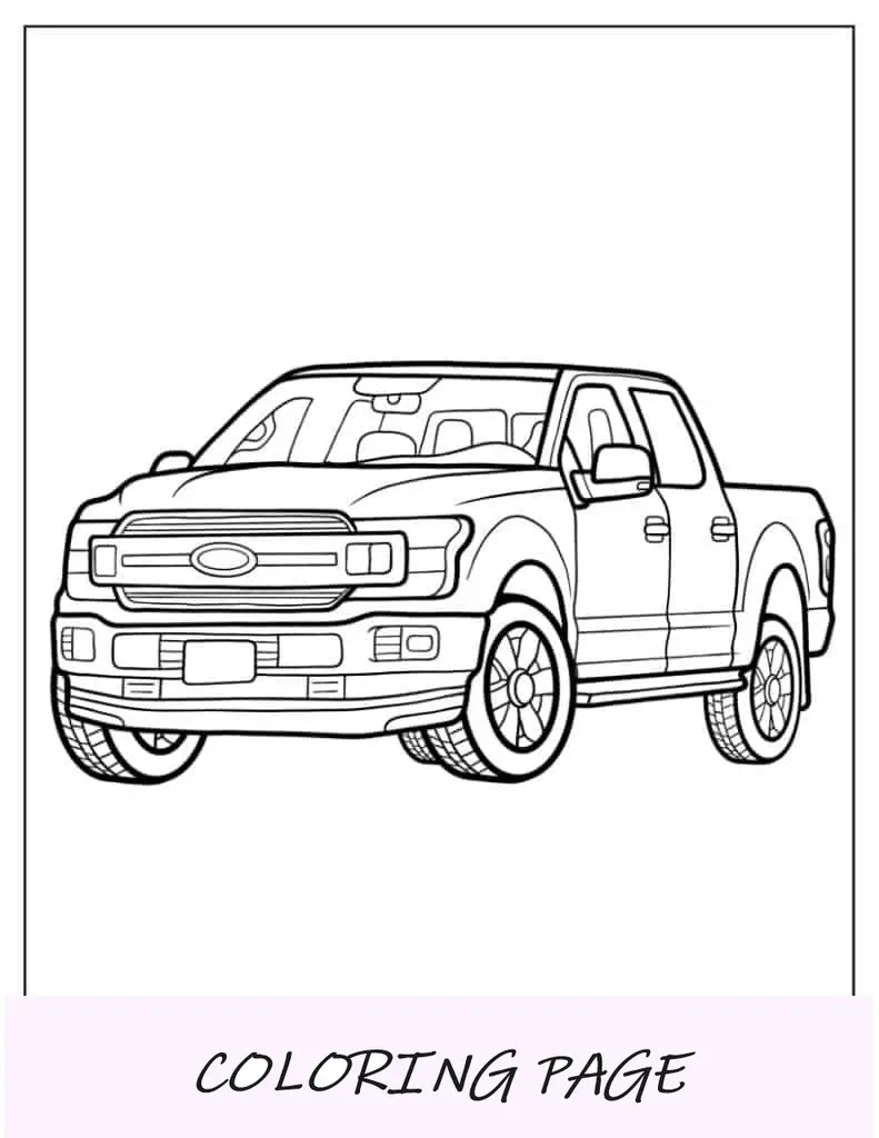 Camioneta Ford detallada