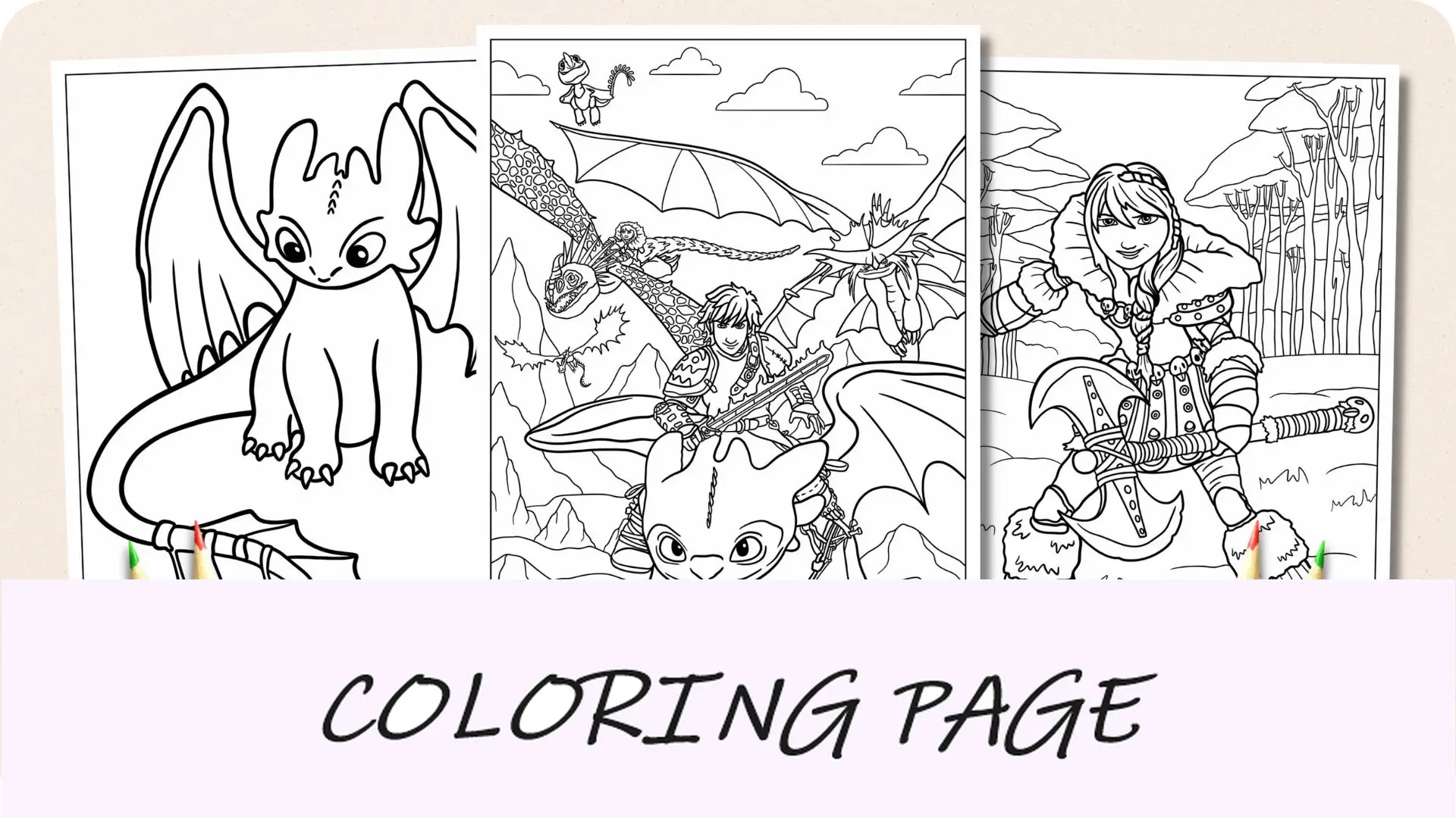 Come addestrare il tuo drago da colorare Immagine in evidenza