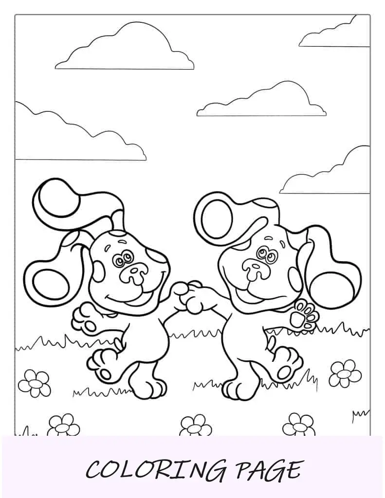 Página para colorir do relógio Tickety Tock