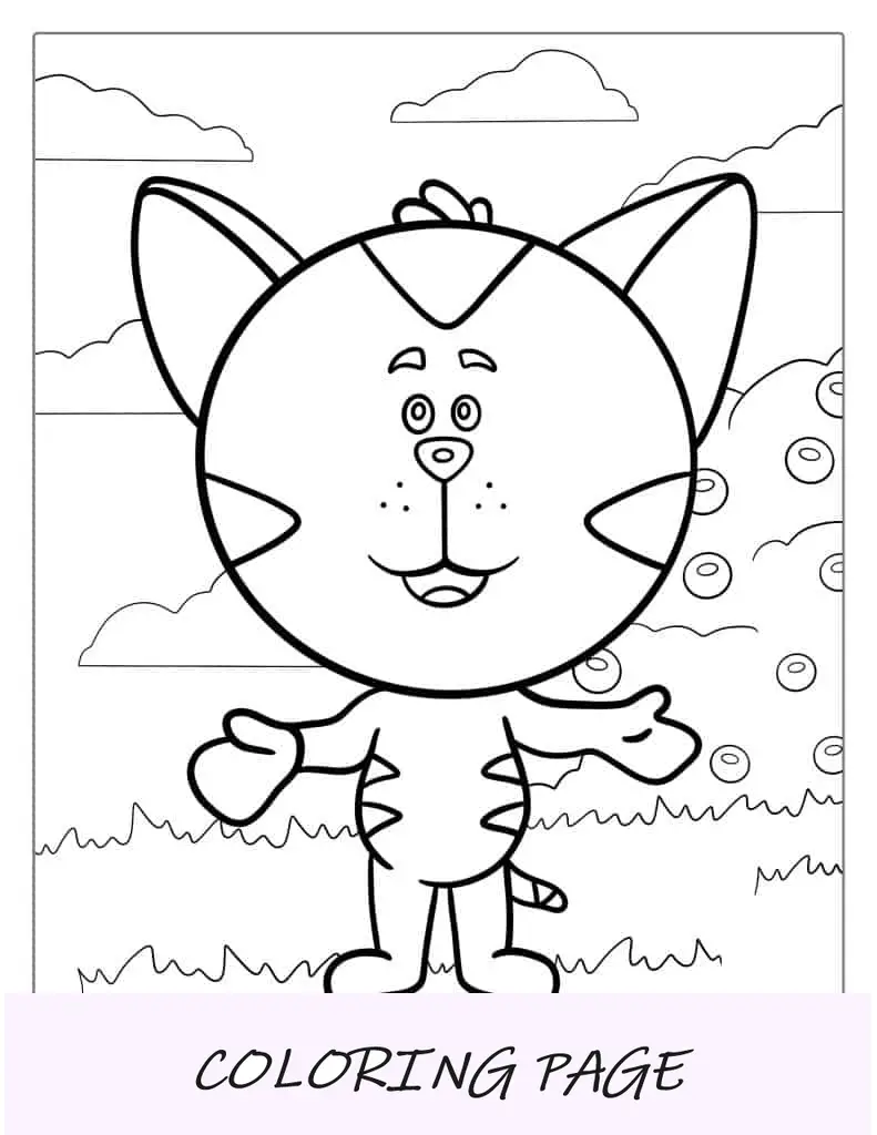 Folha para colorir de Mr Salt e Mrs Pepper