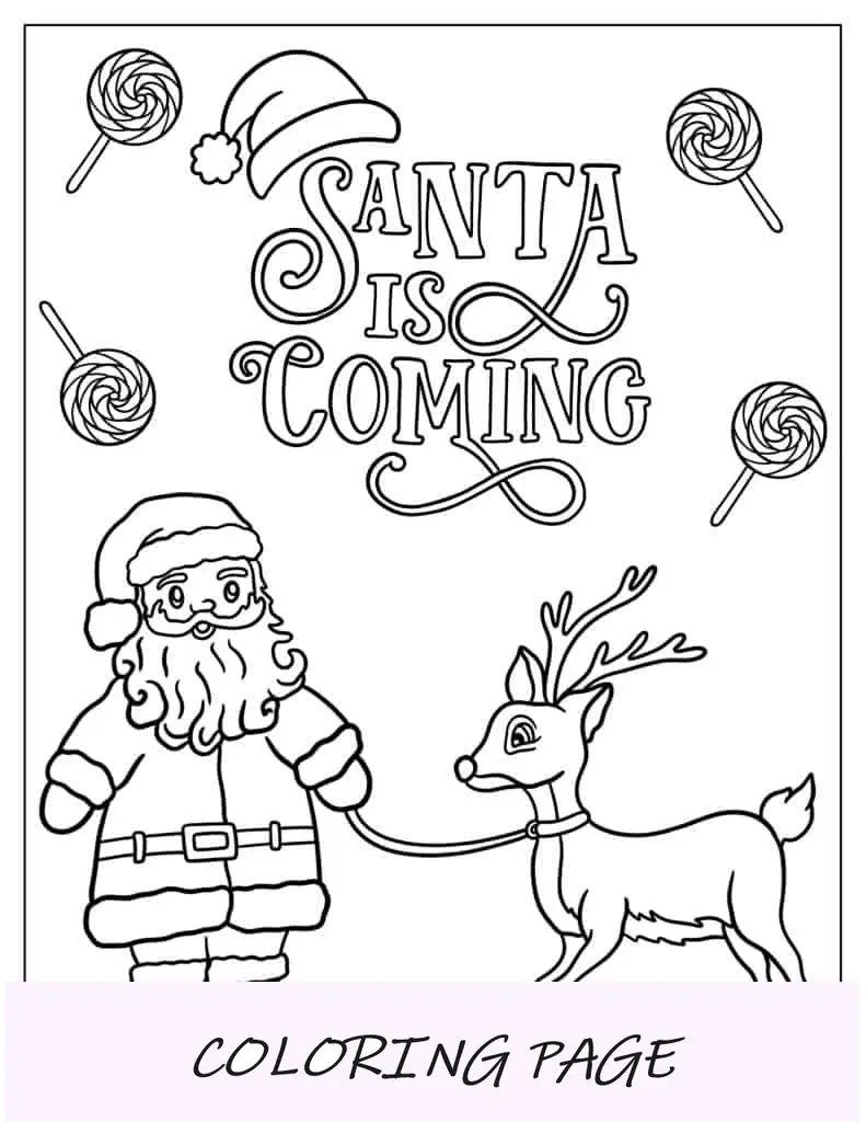 Papai Noel Confortando Dançarina A Rena