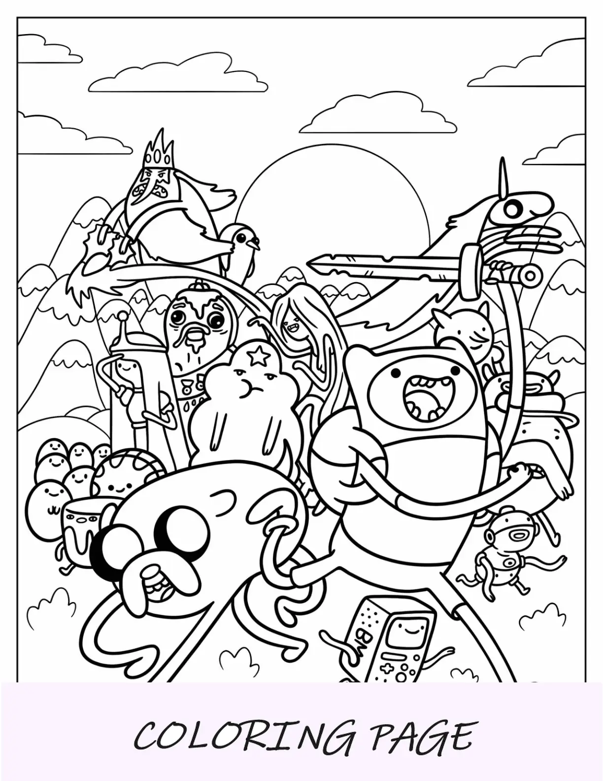 Hora De Aventuras Para Colorear De La Linda Princesa Chicle En Vestido