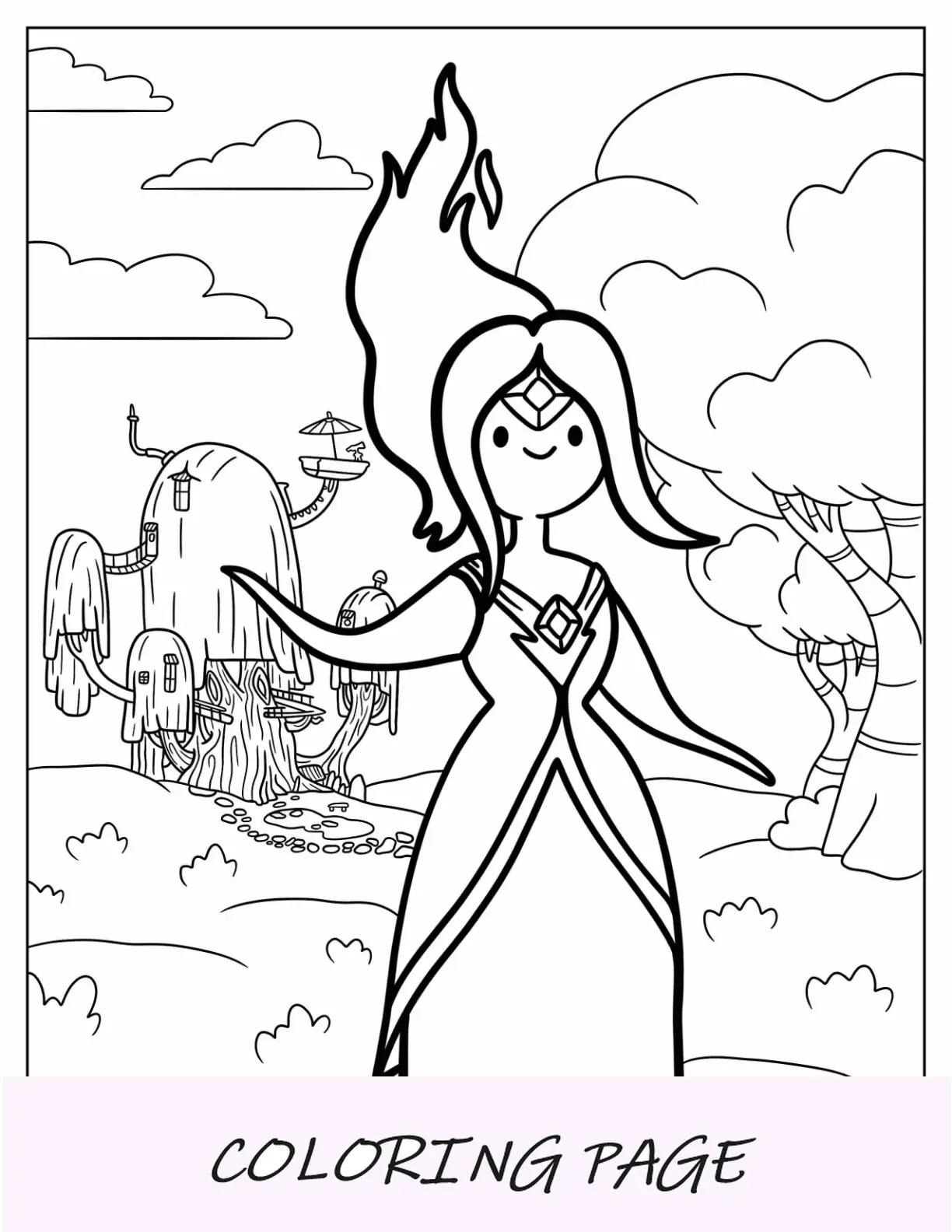 Hora De Aventuras Para Colorear Página De Finn Y Jake Primer Golpe